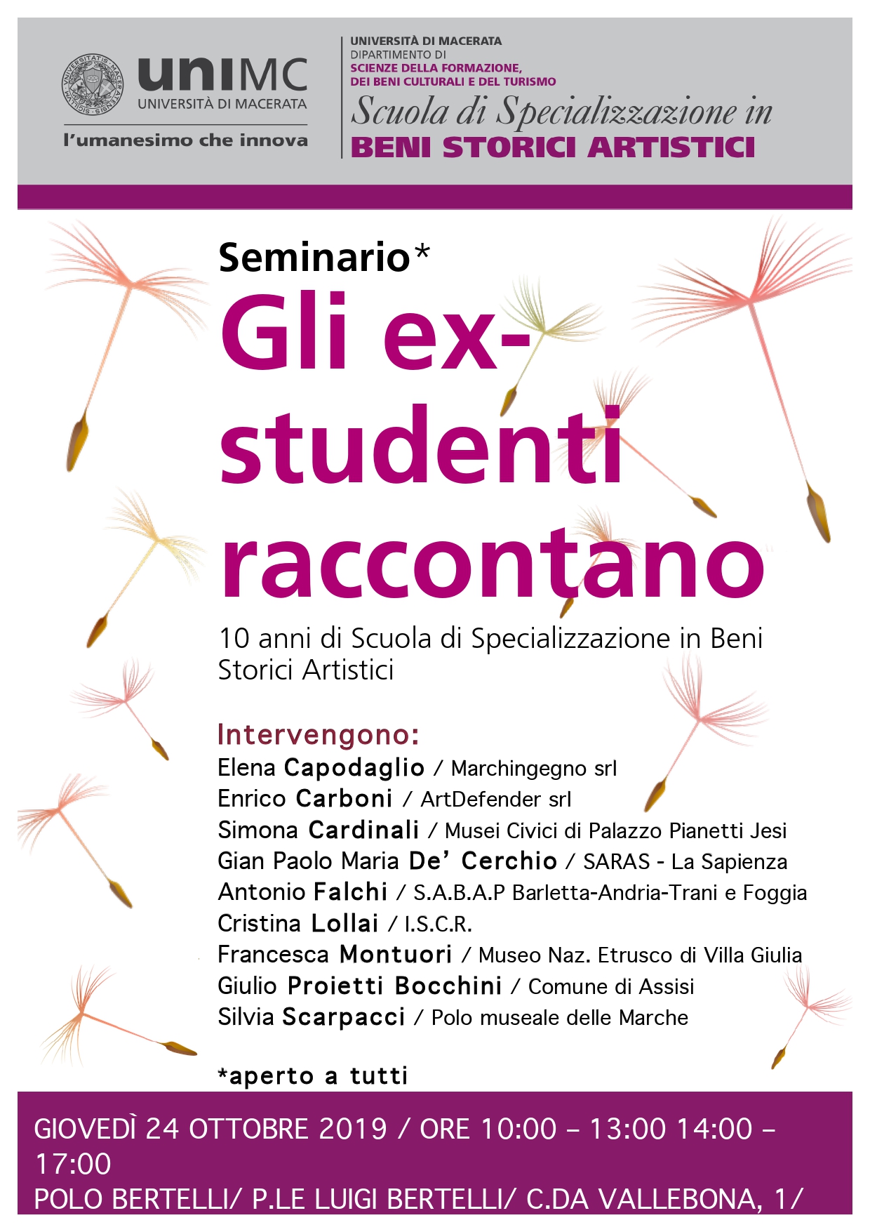 Ex studenti scuola di specializzazione