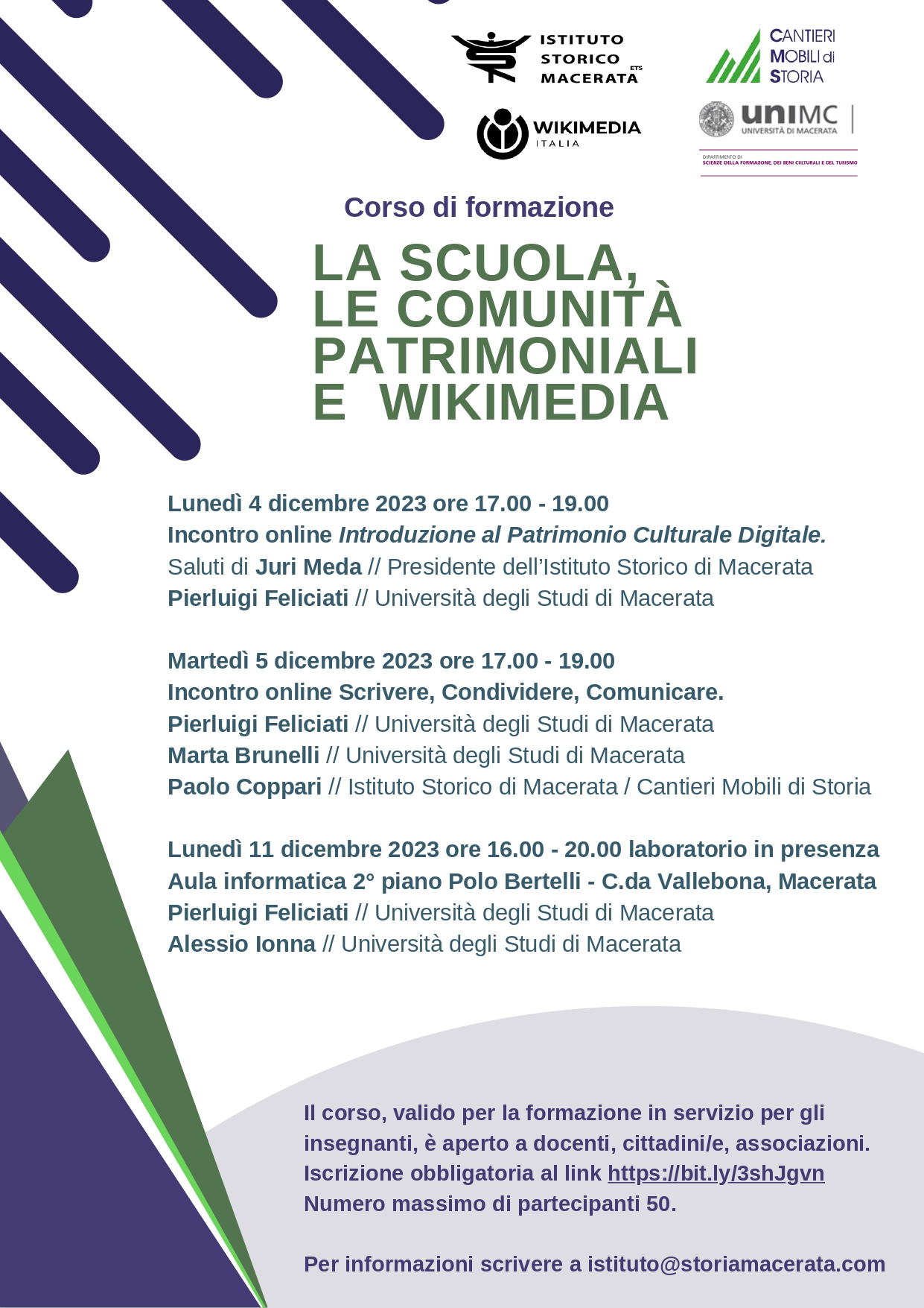 La scuola, le comunità patrimoniali e Wikimedia