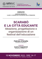 Scarabò e la città educante