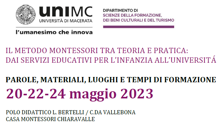 IL METODO MONTESSORI TRA TEORIA E PRATICA:DAI SERVIZI EDUCATIVI PER L’INFANZIA ALL’UNIVERSITÁ