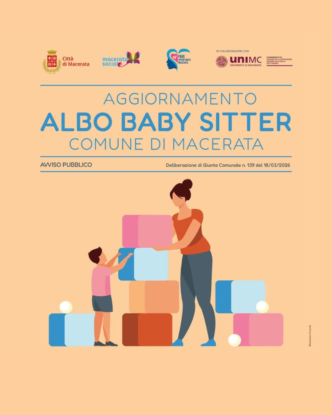 Baby sitter, il Comune aggiorna l’Albo