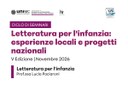 Ciclo Seminari Letteratura per l'infanzia