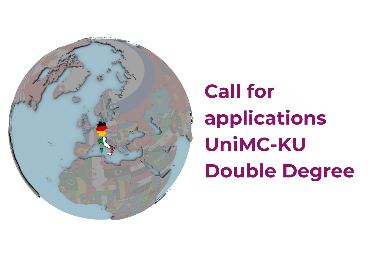 DOUBLE DEGREE - LM-49R: pubblicazione Bando