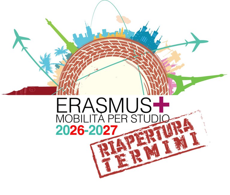 Erasmus+ Studio 2026/2027. Riapertura termini