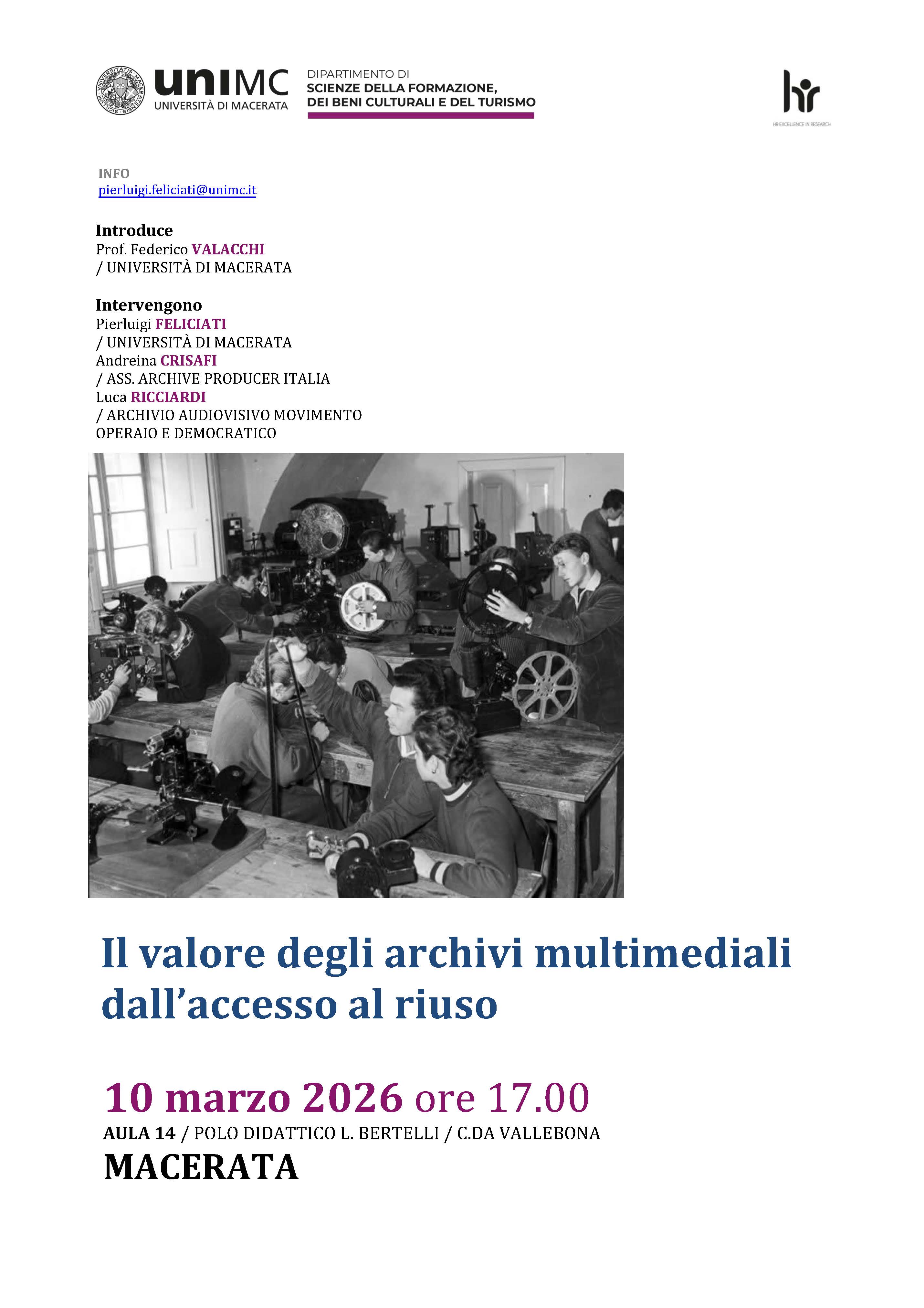 Il valore degli archivi multimediali dall’accesso al riuso