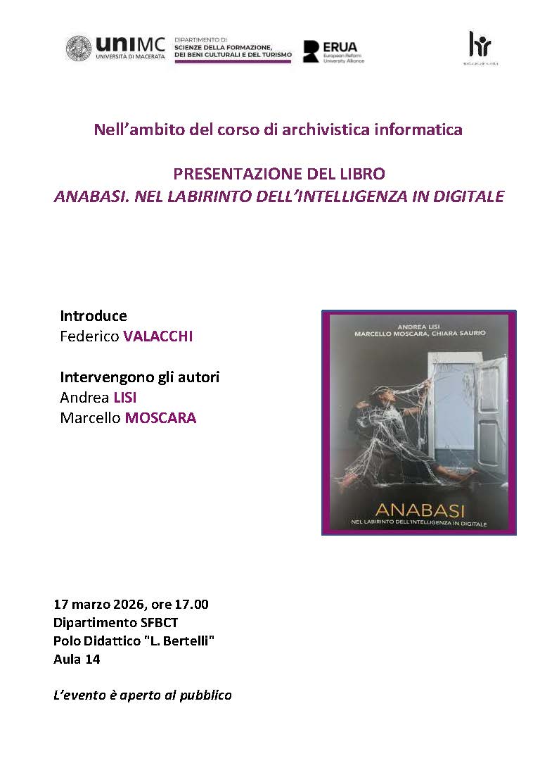 Presentazione del libro "Anabasi. Nel labirinto dell'intelligenza in digitale"