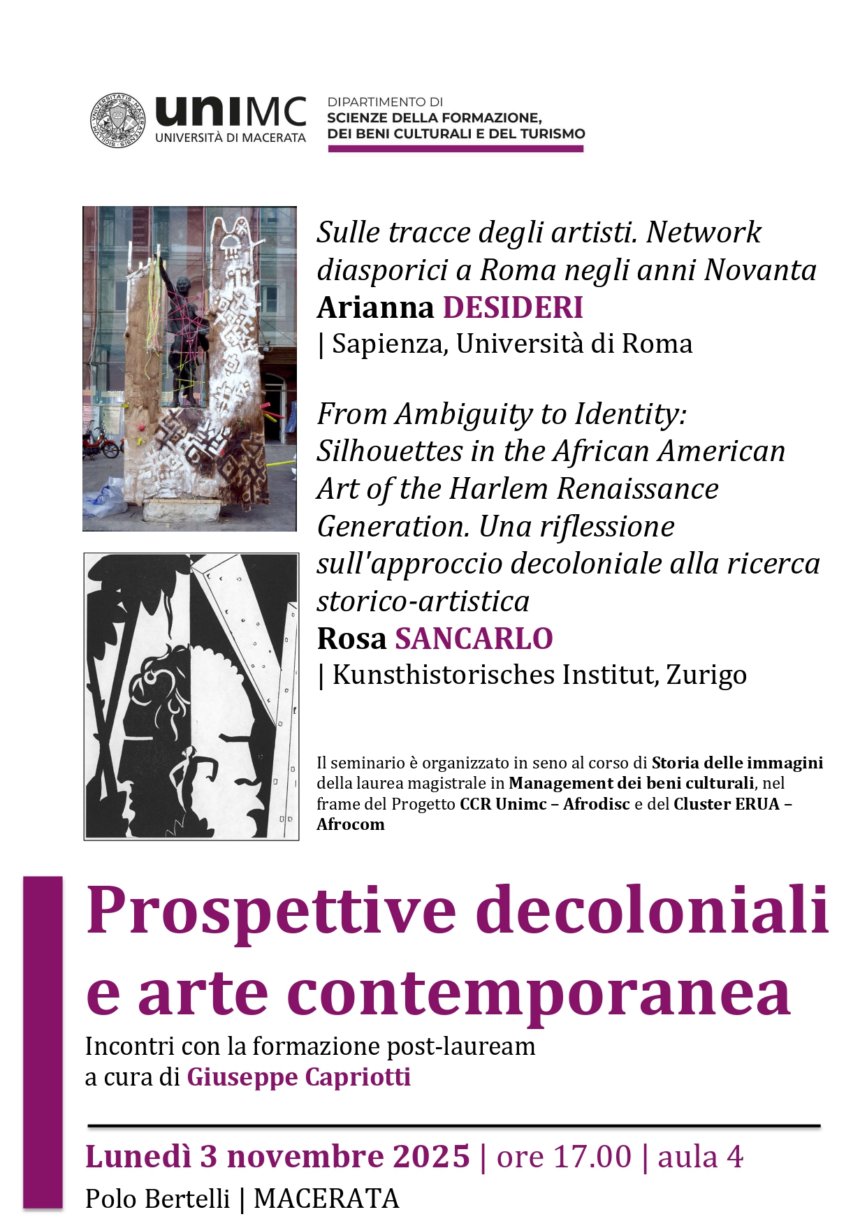 Prospettive decoloniali e arte contemporanea