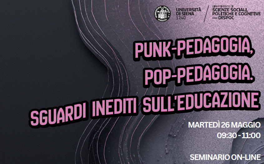 PUNK-PEDAGOGIA, POP-PEDAGOGIA. SGUARDI INEDITI SULL’EDUCAZIONE
